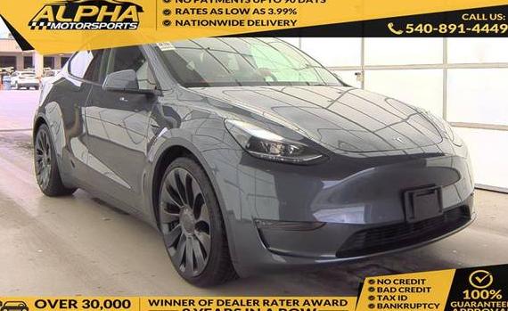 TESLA MODEL Y 2022 7SAYGDEF4NF465508 image